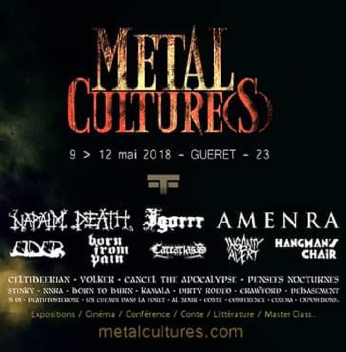 8ème édition du festival Metal Culture(s). Avec Napalm Death, Igorrr, Amenra...